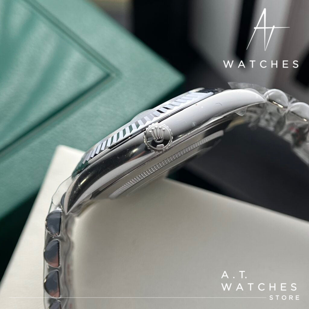 Premium Swiss Automatic Rolex Datejust Homage Men's Watch Blue Dial