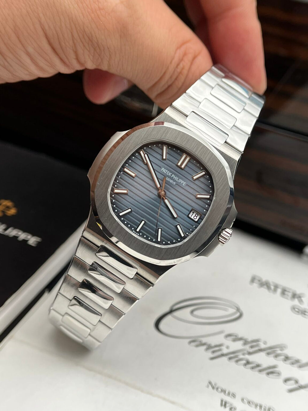 Patek Philippe Nautilus Super Clone Swiss Machine