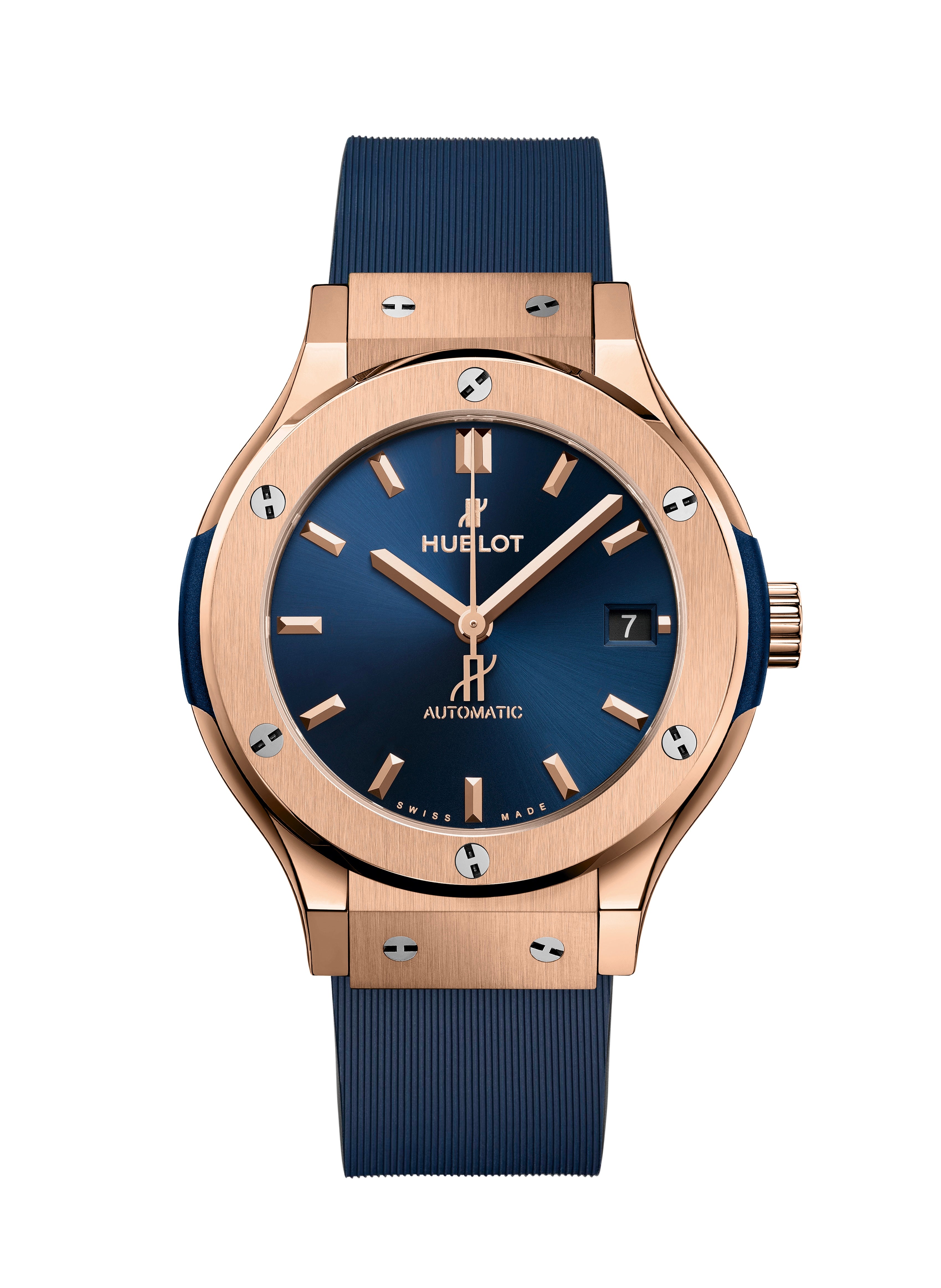 Hublot Classic Fusion Chronograph King Gold Blue Super Clone Swiss Machine