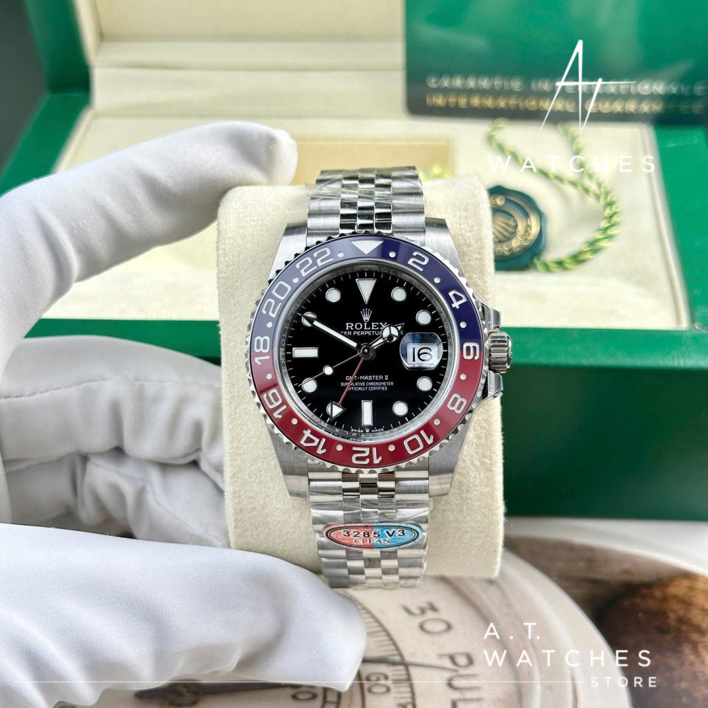 ROLEX GMT PEPSI SUPER CLONE SWISS MACHINE